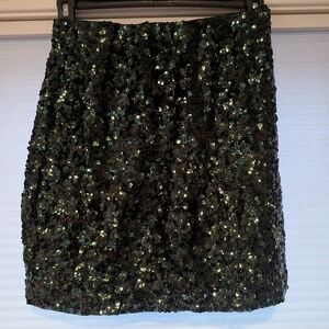 Sequin Black Skirt
